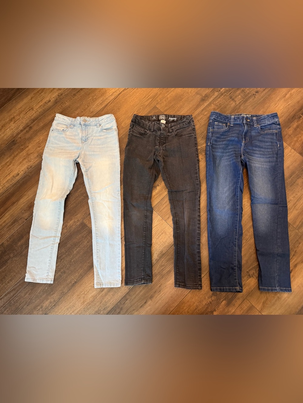 Girls denim skinny jeans bundle size 10